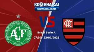 Soi Kèo Chapecoense vs Flamengo 07h30 23/07/2026 - Brazil Serie A