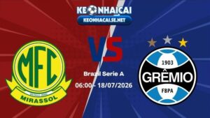 Soi Kèo Mirassol vs Gremio 06h00 18/07/2026 - Brazil Serie A
